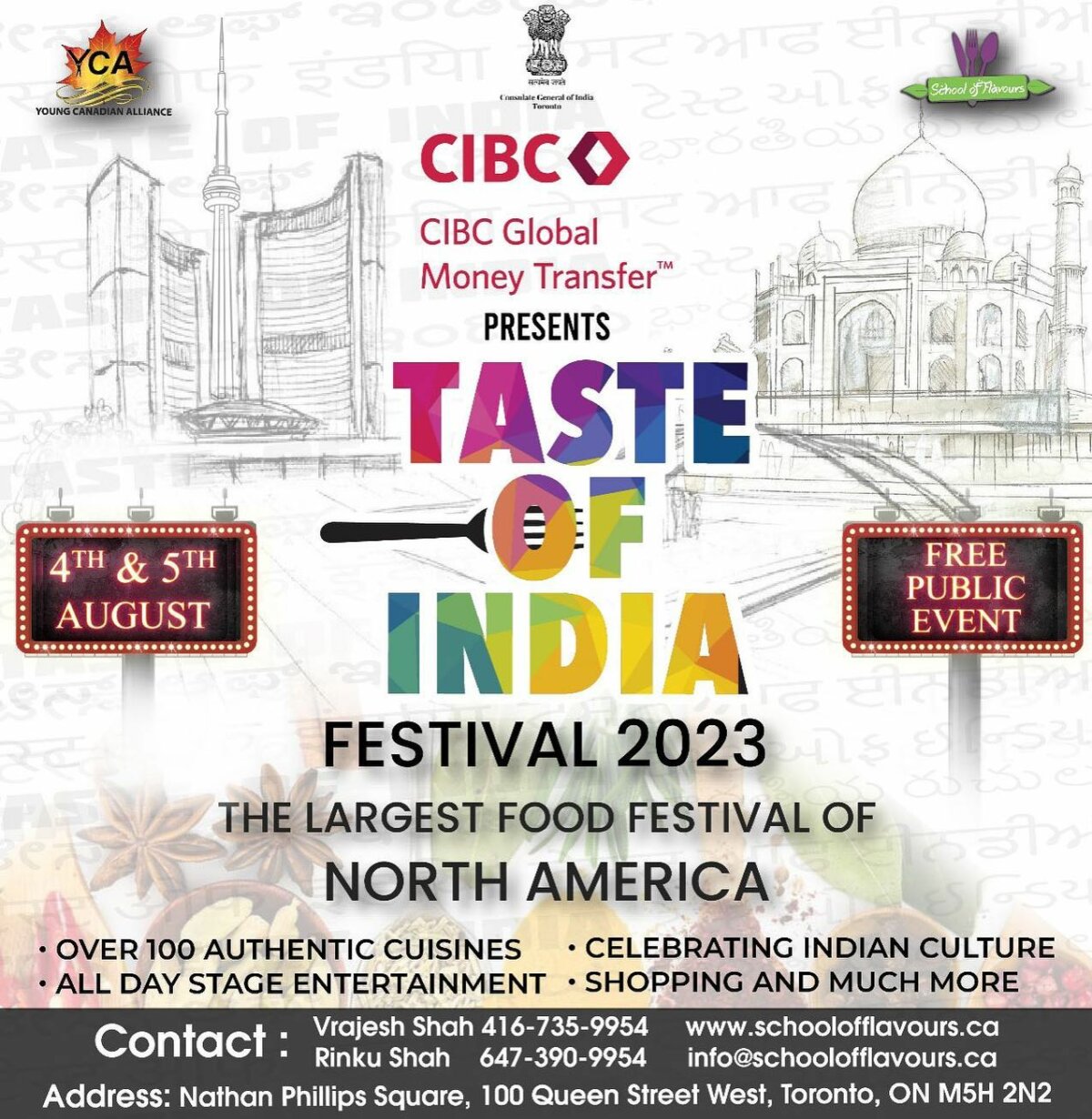 Taste of India Food Festival 2023